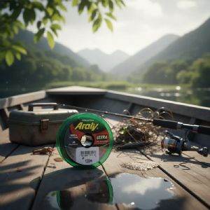 Linha De Pesca Monofilamento Araty Ultra Prateada Ø 0,60 mm